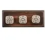 Indianshelf Handmade 1 Artistic Vintage Black Wooden Square Rail Hooks Hangers/Towel Holder Kitchen Indianshelf Handmade 1 Artistic Vintage Black Wooden Square Rail Hooks Hangers/Towel Holder Kitchen