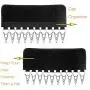 Lainrrew 2 Pack Multifunctional Cap Organizer Hanger, Portable Socks & Underwears Hangers Folding Clothes Hangers with 10 Clips Perfect for Travel Home