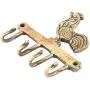 Indianshelf Handmade 1 Artistic Vintage Golden Brass Rooster Key Hooks Hangers/Wall Hooks Decorative Indianshelf Handmade 1 Artistic Vintage Golden Brass Rooster Key Hooks Hangers/Wall Hooks Decorative