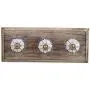 Indianshelf Handmade 1 Artistic Vintage Blue Wooden Shamrock Key Hooks Hangers/Wall Hooks Decorative Indianshelf Handmade 1 Artistic Vintage Blue Wooden Shamrock Key Hooks Hangers/Wall Hooks Decorative