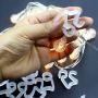 WeiMeet 120 Pieces Christmas Light Clips Gutter Outside String Lights Hang Hooks