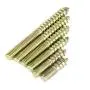 110pcs M4 Dowel Screw Double Ended Threaded Bolts Woodworking Furniture Connector Hanger Bolt 416/20/25/30/35/40mm