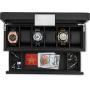 Glenor Co Watch Boxes with Valet Drawer for Men - 6 Slot Luxury Watch Case Display Organizer, Carbon Fiber Design -Metal Buckle for Mens Jewelry Watches, Mens Storage Holder Boxes has a Large Glass Top Glenor Co Watch Boxes with Valet Drawer for Men - 6 Slot Luxury Watch Case Display Organizer, Carbon Fiber Design -Metal Buckle for Mens Jewelry Watches, Mens Storage Holder Boxes has a Large Glass Top