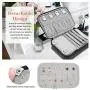 Procase Travel Jewelry Case Organizer Bag, Soft Padded Double Layer Jewelry Carrying Pouch Portable Jewelry Storage Boxes Holder for Earrings, Rings, Necklaces, Bracelets, and Chains ?Black