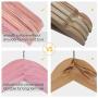 Solid Cedar Hangers 20 Pack, Sturdy Wooden Hangers with 360 Degree Swivel Hook, Smooth Surface Wood Coat Hangers with Cedar Scent for Refreshing Closet