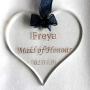 Personalized Maid Of Honour Coat Hanger Tag Wedding Day