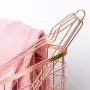 42cm Strong Metal Wire Clothes Hangers Hook Coat Trouser Skirt Holder Bar