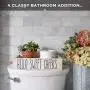 Nice Butt Bathroom Decor Box, 2 Sides with Funny Sayings - Funny Toilet Paper Holder Perfect for Farmhouse Bathroom Decor, Toilet Paper Storage, Rustic Bathroom Decor, or Diaper Organizer (White) Nice Butt Bathroom Decor Box, 2 Sides with Funny Sayings - Funny Toilet Paper Holder Perfect for Farmhouse Bathroom Decor, Toilet Paper Storage, Rustic Bathroom Decor, or Diaper Organizer (White)