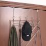 Mebbay Pack of 2 Over The Door Rack, Heavy Duty Organizer Hooks, Over Door Hanger for Clothes, Towels, Hats - 5 Dual Hooks