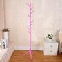 Garwarm 8-Hooks Creative Simplicity Solid Wood Floor Finish Entryway Standing Coat Rack Hall Tree Hat Hanger Holder with Tripod Base for Jacket Clothes Scarves Purse