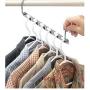 6 Pcs/Set Shirts Coat Clothes Hanger Holders Save Space Non-Slip Clothing Organizer Practical Racks Hangers for Clothes Decoration