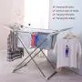 BAOYOUNI Clothes Drying Rack Collapsible Lightweight Laundry Dryer Hanger Shelf with Socks Clips for Bathroom, Indoor, Balcony, Yard and Outdoor Use