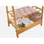 MEIDUO Garment Rack Aluminum Alloy Coat Organizer with Clothes Hanger and Storage Shelves (Color : Gold)
