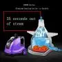 WYZXR Upright Garment Steamer 1.6L Upright Garment Steamer 1800W Professional Clothes Steamer Iron Handheld 11 Files with Hangers,Purple