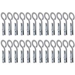 Cabilock Clothes pin 24PCS Plastic Windproof Clothes Pegs Laundry Hook Hanger Clothes Hanging Clips Household Clothes pin Hook Socks Folder (Grey)