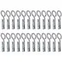 Cabilock Clothes pin 24PCS Plastic Windproof Clothes Pegs Laundry Hook Hanger Clothes Hanging Clips Household Clothes pin Hook Socks Folder (Grey)
