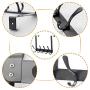 SKOLOO Over The Door Hook Rack, 5 Door Hanger Hooks for Clothes Towels Coat, Over The Door Coat Rack (Black) SKOLOO Over The Door Hook Rack, 5 Door Hanger Hooks for Clothes Towels Coat, Over The Door Coat Rack (Black)