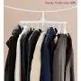 Magic Clothes Hanger Closet Storage Hanger, Yoobaby Collapsible Folding Space Saving Closet Organizer Hanger Non-slip, Drying Clothes Direct Storage in Closet, White Magic Clothes Hanger Closet Storage Hanger, Yoobaby Collapsible Folding Space Saving Closet Organizer Hanger Non-slip, Drying Clothes Direct Storage in Closet, White