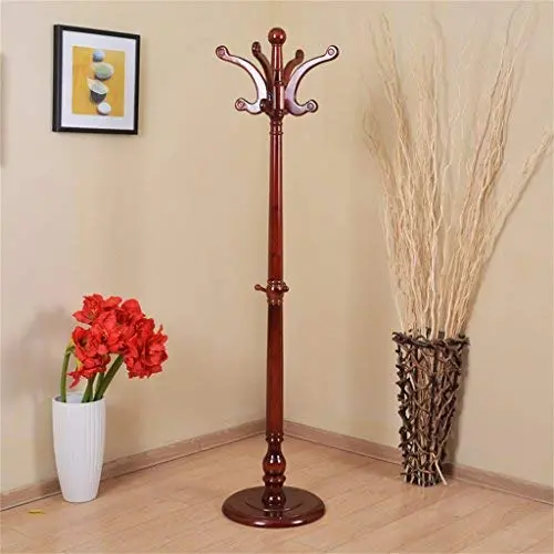 AIDELAI Coat Rack Solid Wood Coat Racks Bedroom Hangers Interior Creative Clothes Rack Multi-Function(180cm) (Color : C)