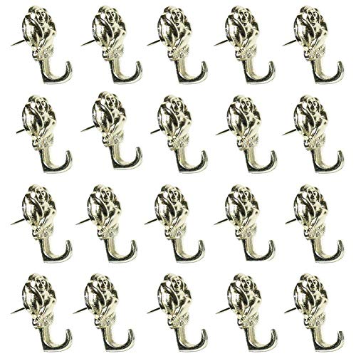 LEE House Rose Push Pin Picture Hanger Piece-18 (Gold) LEE House Rose Push Pin Picture Hanger Piece-18 (Gold)