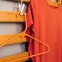 HANGERWORLD 10 Orange 16inch Plastic All Purpose Coat Clothes Garment Pant Skirt Bar Hangers Loop Hooks HANGERWORLD 10 Orange 16inch Plastic All Purpose Coat Clothes Garment Pant Skirt Bar Hangers Loop Hooks