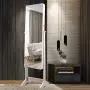 ORAF Jewelry Organizer,Jewelry Armoire Cabinet Standing Jewelry Boxes with Full Body Mirror and Large Storage Lockable Wooden Cabinet