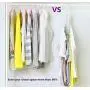 Magic Clothes Hanger Closet Storage Hanger, Yoobaby Collapsible Folding Space Saving Closet Organizer Hanger Non-slip, Drying Clothes Direct Storage in Closet, White Magic Clothes Hanger Closet Storage Hanger, Yoobaby Collapsible Folding Space Saving Closet Organizer Hanger Non-slip, Drying Clothes Direct Storage in Closet, White