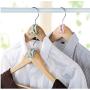 20Pcs Random Color DIY Creative Mini Antislip Clothes Hanger Home Easy Hook Closet Organizer Storage Rack Holder Hook Home Living Storage