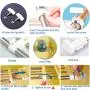 BAOYOUNI Tension Rod Shelf Expandable Closet Organizer Heavy Duty Adjustable Clothes Hanger Rack DIY Space Saver Layered Separator Divider 27.17-36.02, Ivory