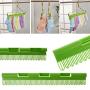 Flosky Plastic Towel Clothes Socks Clips Anti Skid Windproof Storage Rack Hanger Clamp