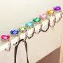 LingStar 1Pcs Portable Foldable Folding Crystal Alloy Purse Handbag Hook Hanger Bag Holder Black LingStar 1Pcs Portable Foldable Folding Crystal Alloy Purse Handbag Hook Hanger Bag Holder Black