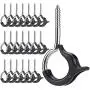 Q-Hanger,20 Pack Lights Hanger Hooks,Q Hanger Screw Hooks,Hooks for Outdoor Lights,Permanent Christmas for Outdoor String Light