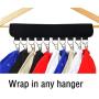 Sbyda Cap Organizer Hanger, Baseball Cap Holder, Closet Hat Organizer with 10 Stainless Steel Clips, Change Your Cloth Hanger to Cap Organizer Hanger - Keep Your Hats Cleaner Than a Hat Rack (Black)