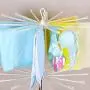 BAOYOUNI Plastic Clothes Drying Rack 16 Towel Bars Rail Foldable Laundry Drip Hanger for Hanging Socks, Baby Clothes, Cloth Diapers, Underwear, Hat, Scarf (Ivory)