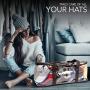 Hat Mate Premium Hat Pop up Storage Free Cap Storage Bag, Large Hat Storage Travel Bag Round Hat Boxes Container. Hat Case for Baseball Caps.Dirt & Dust Protection
