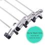 Tosnail 12 Pack Skirt Hangers Add-On Hangers Stackable Hangers Cascading Hangers Pants Hangers with Clips