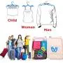 Baovery 5/10/20pcs Portable Clothes Hanger Foldable Clothes Drying Rack for Travel Baovery 5/10/20pcs Portable Clothes Hanger Foldable Clothes Drying Rack for Travel