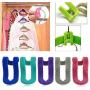 20PC Random Color Mini Flocking Clothes Hanger Decoration Home Easy Hook Closet Organizer Hanging Hook