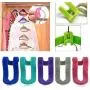 20PC Random Color Mini Flocking Clothes Hanger Decoration Home Easy Hook Closet Organizer Hanging Hook
