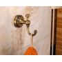ROZIN Antique Brass Bath Towel Hook Wall Mounted Robe Clothes Hanger