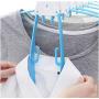 2pcs Color Random Foldable Clothes Cloth Hanger Dryer Drying Clothing Rack Hangers for Tumble Hanging Laundry Stand Telescopic