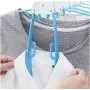 2pcs Color Random Foldable Clothes Cloth Hanger Dryer Drying Clothing Rack Hangers for Tumble Hanging Laundry Stand Telescopic