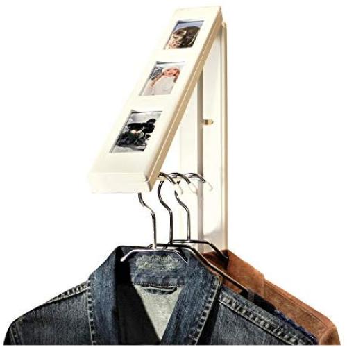 InstaHANGER Picture Perfect Closet Organizer, The Original Folding Drying Rack, Wall Mount