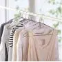 PVC Coated Cloth Hangers Non-Slip Metal Shirt Trouser Hook Hangers Coat Hanger 10 Pieces Random Color