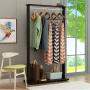 Coat Rack Coat Rack Stand,Coat Rack Coat Hat Stand Garment Rack, Modern simplicity free standing Childrens wood Coat Hanger Stand Clothes stand, for gift childrens bedrooms study room,Black,8045120