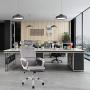 Ergonomic Computer Chair, High Back Mesh Office Chair Adjustable Headrest Desk Task Chair with Cloth Hanger Gray Ergonomic Computer Chair, High Back Mesh Office Chair Adjustable Headrest Desk Task Chair with Cloth Hanger Gray