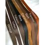 Steampunk Belt Accessory gadget hanger, leather belt loop, with D rings on Strap. Brown or black, brass, antique, or silver. Larp faire
