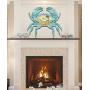 G.DeBrekht Crab Coastal Waves Scenic Sunset Rustic Wooden Door hanger / wall decor #8198511H