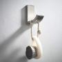 YJWOZ Modern Brass Towel Hooks Cloth Towel Rack Coat Hanger Door Wall Hook Retro Home Kitchen Decor Wall Hook
