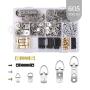 Picture Hanging Kit, 605 Piece Picture Frame Hanging Kit with 7 Models of Heavy Duty Picture Hangers and Screws for Home Decoration Creative Picture Hanging